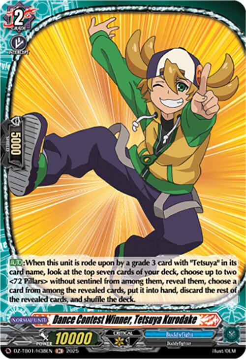 Image of Dance Contest Winner, Tetsuya Kurodake (DZ-TB01/H38EN) (DZ-TB01/H38EN) [Future Card Buddyfight]