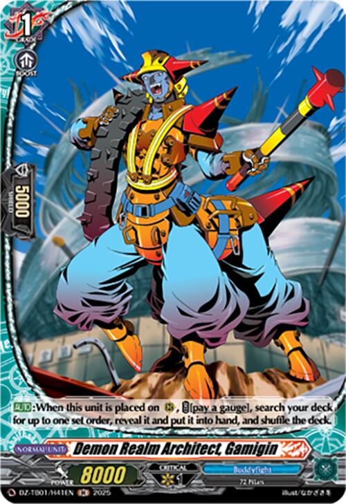 Image of Demon Realm Architect, Gamigin (DZ-TB01/H41EN) (DZ-TB01/H41EN) [Future Card Buddyfight]