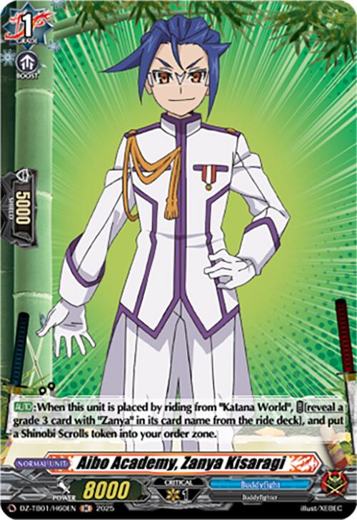 Image of Aibo Academy, Zanya Kisaragi (DZ-TB01/H60EN) (DZ-TB01/H60EN) [Future Card Buddyfight]
