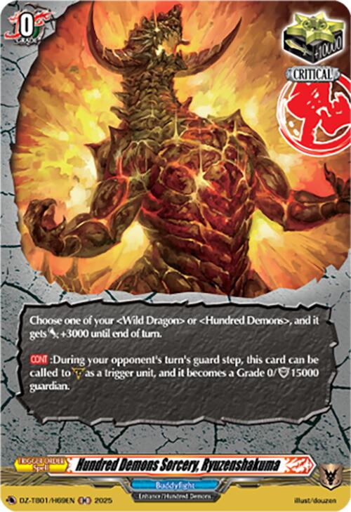 Image of Hundred Demons Sorcery, Ryuzenshakuma (DZ-TB01/H69EN) (DZ-TB01/H69EN) [Future Card Buddyfight]