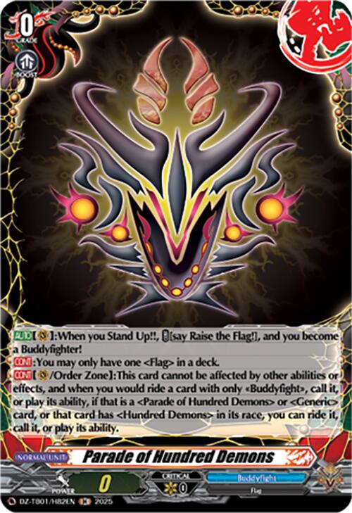 Image of Parade of Hundred Demons (DZ-TB01/H82EN) (DZ-TB01/H82EN) [Future Card Buddyfight]