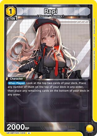 Image of Rapi (010) (UE14BT/NIK-1-010) - UE14BT GODDESS OF VICTORY NIKKE