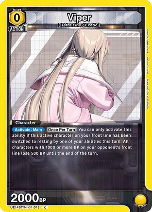 Image of Viper (013) (UE14BT/NIK-1-013) - UE14BT GODDESS OF VICTORY NIKKE