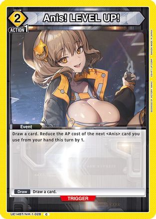 Image of Anis! LEVEL UP! (UE14BT/NIK-1-028) - UE14BT GODDESS OF VICTORY NIKKE