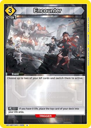 Image of Encounter (029) (UE14BT/NIK-1-029) - UE14BT GODDESS OF VICTORY NIKKE