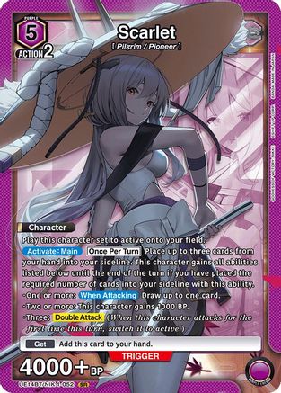 Image of Scarlet (052) (UE14BT/NIK-1-052) - UE14BT GODDESS OF VICTORY NIKKE Foil