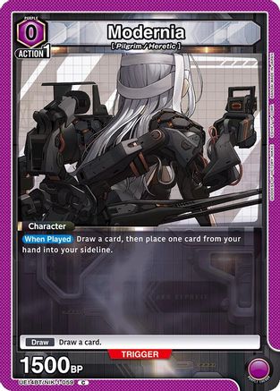 Image of Modernia (059) (UE14BT/NIK-1-059) - UE14BT GODDESS OF VICTORY NIKKE