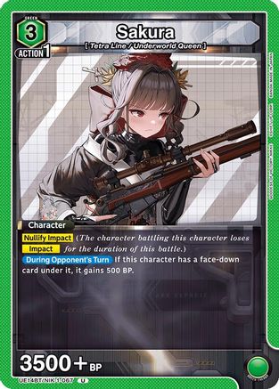Image of Sakura (UE14BT/NIK-1-067) - UE14BT GODDESS OF VICTORY NIKKE
