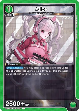Image of Alice (069) (UE14BT/NIK-1-069) - UE14BT GODDESS OF VICTORY NIKKE