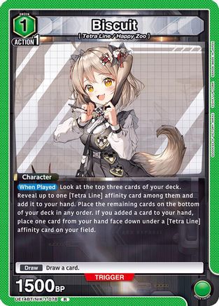 Image of Biscuit (UE14BT/NIK-1-078) - UE14BT GODDESS OF VICTORY NIKKE Foil
