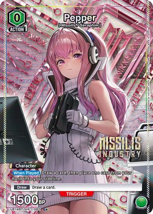 Image of Pepper (C*) (UE14BT/NIK-1-082) - UE14BT GODDESS OF VICTORY NIKKE Foil