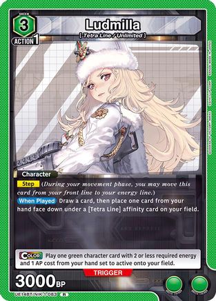 Image of Ludmilla (UE14BT/NIK-1-083) - UE14BT GODDESS OF VICTORY NIKKE Foil