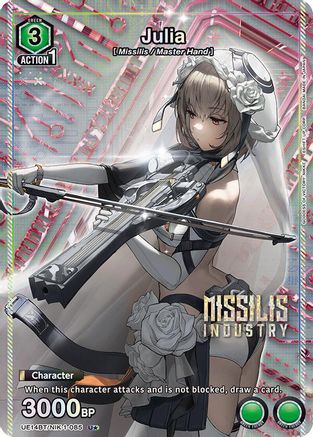 Image of Julia (U*) (UE14BT/NIK-1-085) - UE14BT GODDESS OF VICTORY NIKKE Foil
