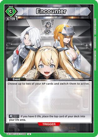 Image of Encounter (098) (UE14BT/NIK-1-098) - UE14BT GODDESS OF VICTORY NIKKE