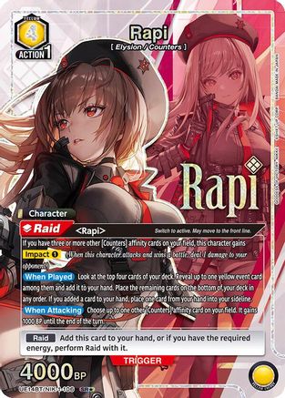 Image of Rapi (106) (SR*) (UE14BT/NIK-1-106) - UE14BT GODDESS OF VICTORY NIKKE Foil