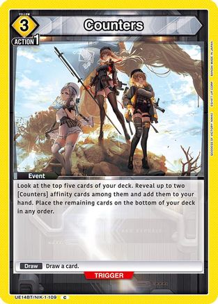 Image of Counters (UE14BT/NIK-1-109) - UE14BT GODDESS OF VICTORY NIKKE