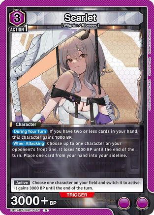 Image of Scarlet (110) (UE14BT/NIK-1-110) - UE14BT GODDESS OF VICTORY NIKKE Foil