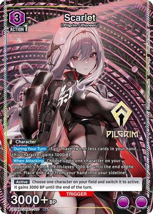 Image of Scarlet (110) (R*) (UE14BT/NIK-1-110) - UE14BT GODDESS OF VICTORY NIKKE Foil
