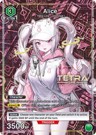 Image of Alice (112) (R*) (UE14BT/NIK-1-112) - UE14BT GODDESS OF VICTORY NIKKE Foil