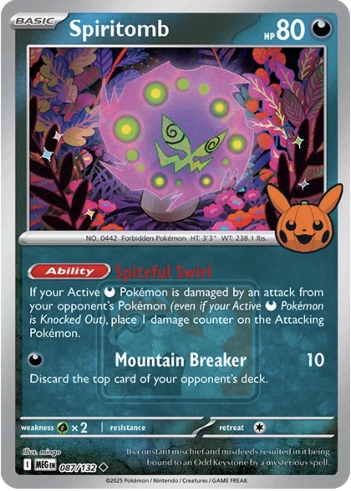 Image of Spiritomb (087/132) (Trick or Trade Stamped) [Miscellaneous Cards]
