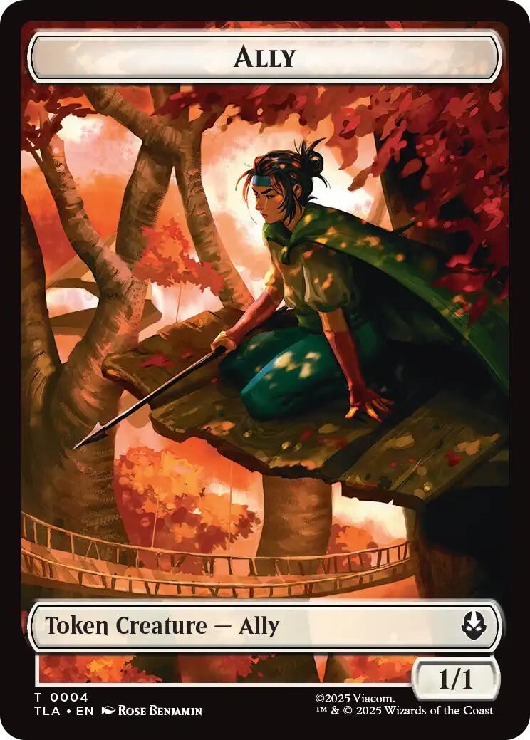 Image of Ally (0004) // Clue (0015) Double-Sided Token [Avatar: The Last Airbender Tokens]