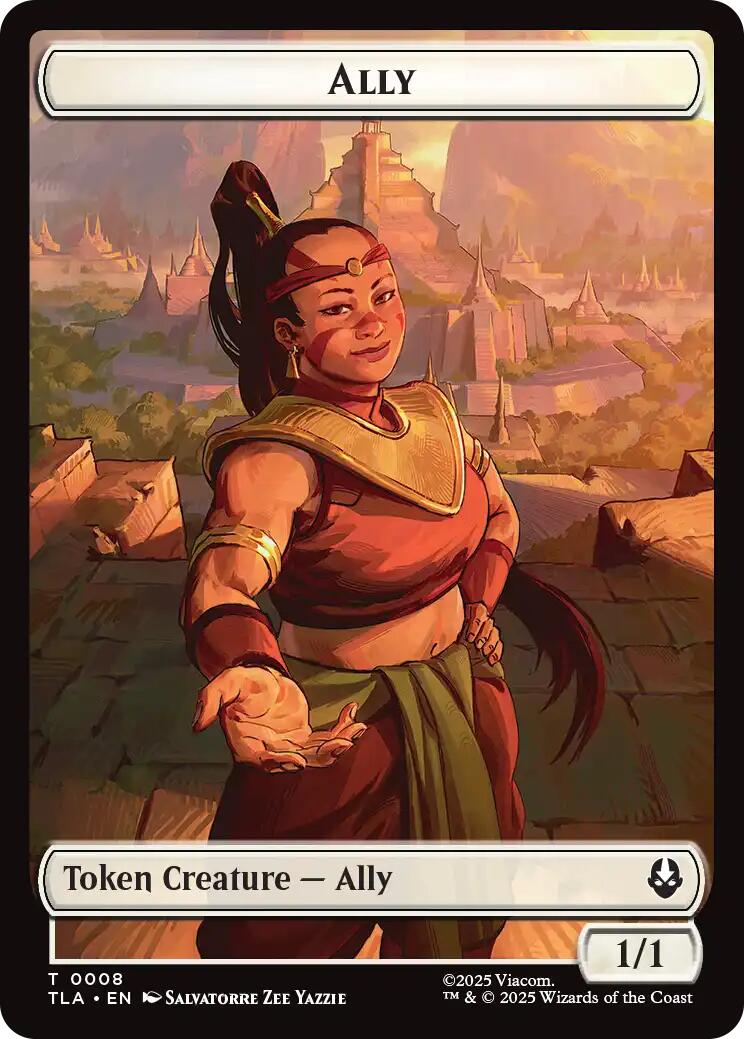 Image of Ally (0008) // Clue (0016) Double-Sided Token [Avatar: The Last Airbender Tokens]