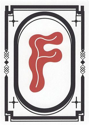 Image of Letter Card - F [Secret Lair Countdown Kit]