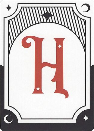 Image of Letter Card - H [Secret Lair Countdown Kit]