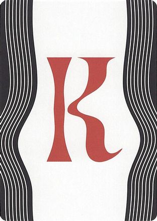 Image of Letter Card - K [Secret Lair Countdown Kit]