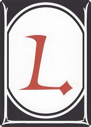 Image of Letter Card - L [Secret Lair Countdown Kit]