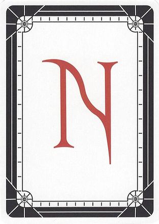 Image of Letter Card - N [Secret Lair Countdown Kit]