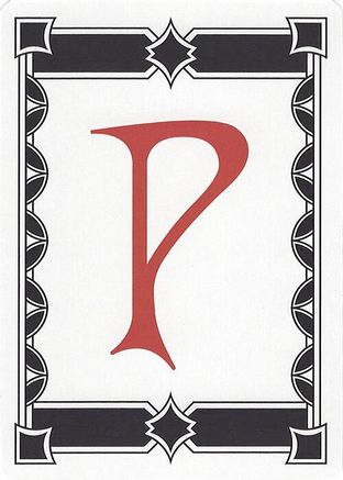 Image of Letter Card - P [Secret Lair Countdown Kit]