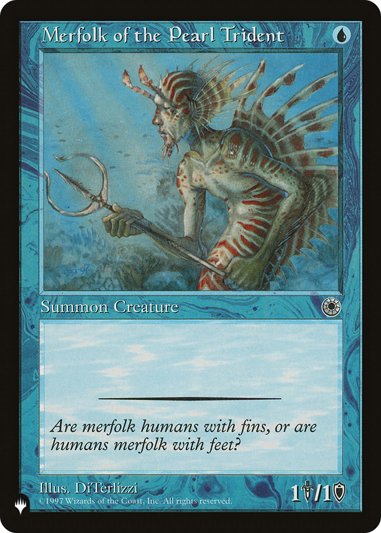 Image of Merfolk of the Pearl Trident [The List]