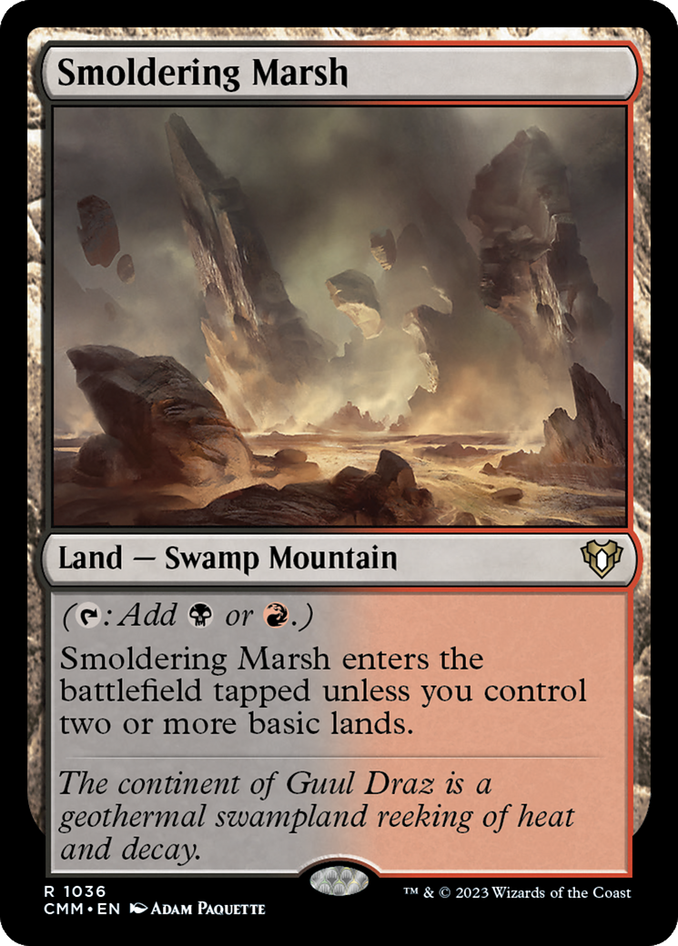 Image of Smoldering Marsh [Commander Masters]