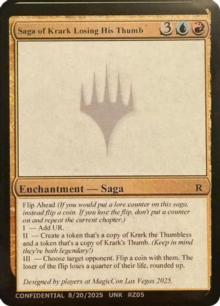 Image of Saga of Krark Losing His Thumb [Unknown Event]