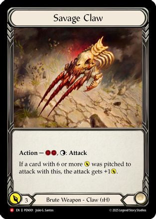 Image of Savage Claw [PEN001] (Compendium of Rathe)