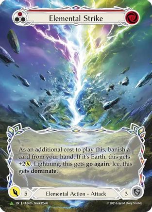Image of Elemental Strike - FAB425 (FAB425) - Flesh and Blood: Promo Cards Cold Foil