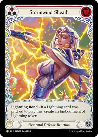 Image of Stormwind Sheath - FAB429 (FAB429) - Flesh and Blood: Promo Cards Cold Foil