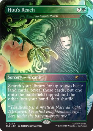 Image of Huu's Reach - Kodama's Reach (Rainbow Foil) (SLD-2294) - Secret Lair Drop Series Foil