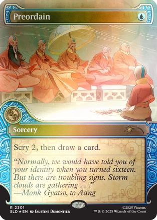 Image of Preordain (2301) (Rainbow Foil) (SLD-2301) - Secret Lair Drop Series Foil