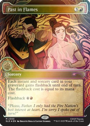 Image of Past in Flames (Rainbow Foil) (SLD-2303) - Secret Lair Drop Series Foil