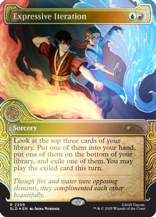 Image of Expressive Iteration (Rainbow Foil) (SLD-2305) - Secret Lair Drop Series Foil