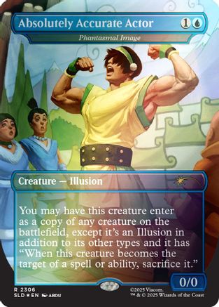 Image of Absolutely Accurate Actor - Phantasmal Image (Rainbow Foil) (SLD-2306) - Secret Lair Drop Series Foil