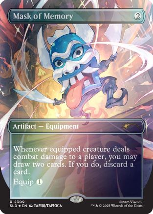 Image of Mask of Memory (Rainbow Foil) (SLD-2309) - Secret Lair Drop Series Foil
