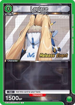Image of Laplace (090) (UE14BT/NIK-1-090) - UE14BT GODDESS OF VICTORY NIKKE Release Event Cards