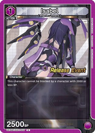 Image of Isabel (037) (UE14BT/NIK-1-037) - UE14BT GODDESS OF VICTORY NIKKE Release Event Cards
