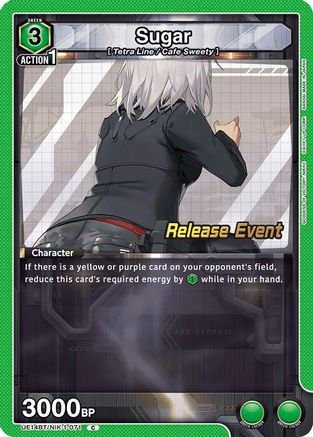 Image of Sugar (UE14BT/NIK-1-071) - UE14BT GODDESS OF VICTORY NIKKE Release Event Cards