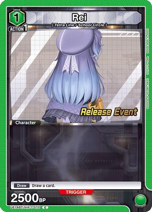 Image of Rei (UE14BT/NIK-1-072) - UE14BT GODDESS OF VICTORY NIKKE Release Event Cards