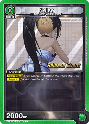 Image of Noise (UE14BT/NIK-1-079) - UE14BT GODDESS OF VICTORY NIKKE Release Event Cards