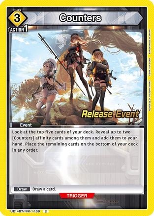 Image of Counters (UE14BT/NIK-1-109) - UE14BT GODDESS OF VICTORY NIKKE Release Event Cards